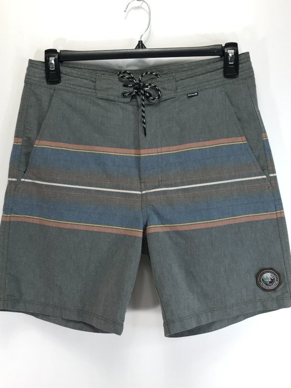Hurley x Pendleton Olympic National Park Board Shorts Men's Size 31 Gray Stripe